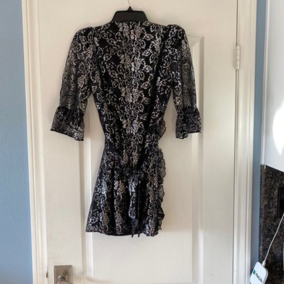 NWT H&M x The Vampire’s Wife Lace Mini Dress - Picture 6 of 8